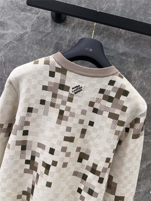 Louis vuitton LV camouflage knitted sweater